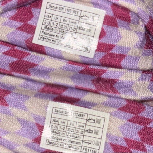 Sanuk Yoga Sling Back sandals, youth size 2-3 - Picture 3 of 4